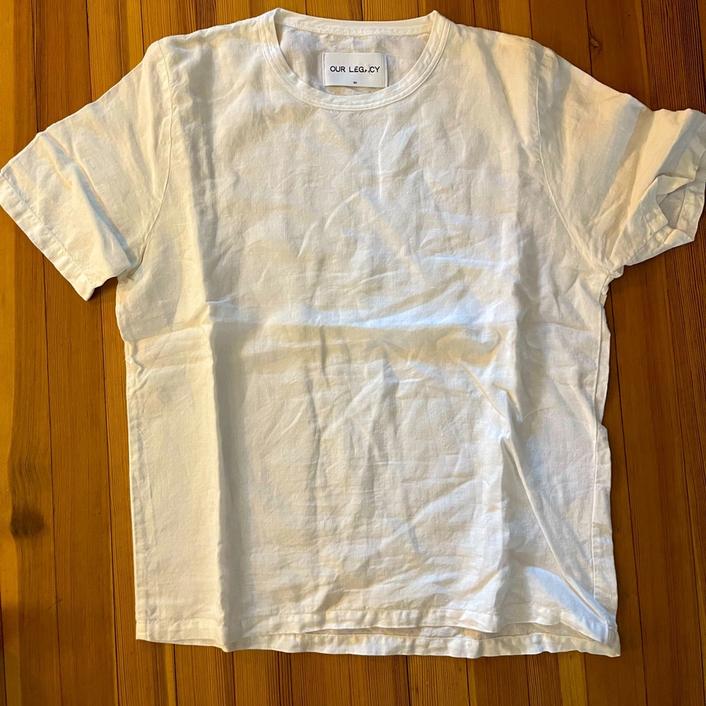 OUR LEGACY Linen T-shirt